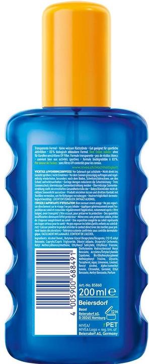 Immagine prodotto NIVEA Protect & Dry Touch (Spray solare, SPF 50+, 240 ml)