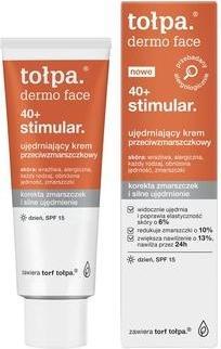 Actual product image Tołpa TOPPE Strengthening Anti-Wrinkle Cream SPF 15 for Day Dermo Face 40+ Stimular 40ml (Sun cream face, SPF 15, 40 ml)