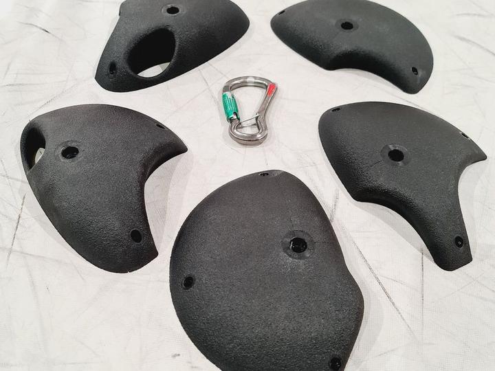 Greenholds Climbing holds Essentials Set 4 (Black)