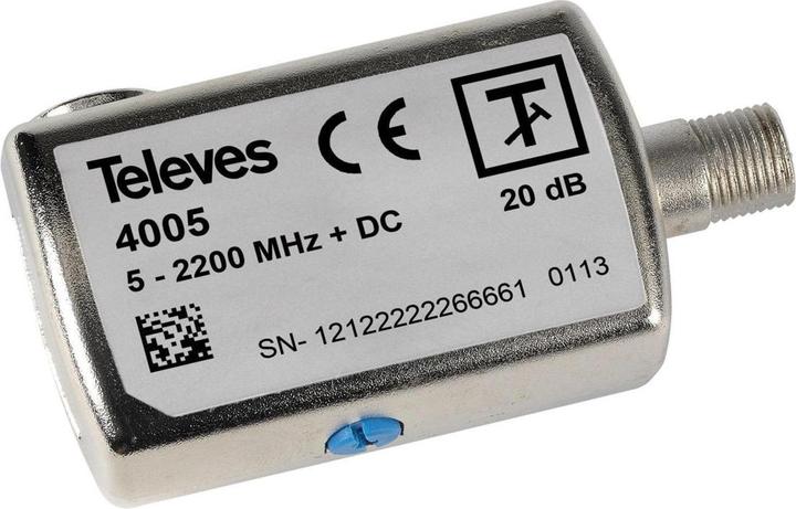 Immagine prodotto Televes Controllo del livello (20 dB, Cavi antenna)