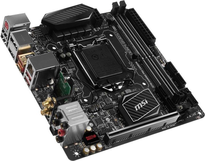 Actual product image MSI Z270I Gaming Pro Carbon AC (LGA 1151, Intel Z270, Mini-ITX)