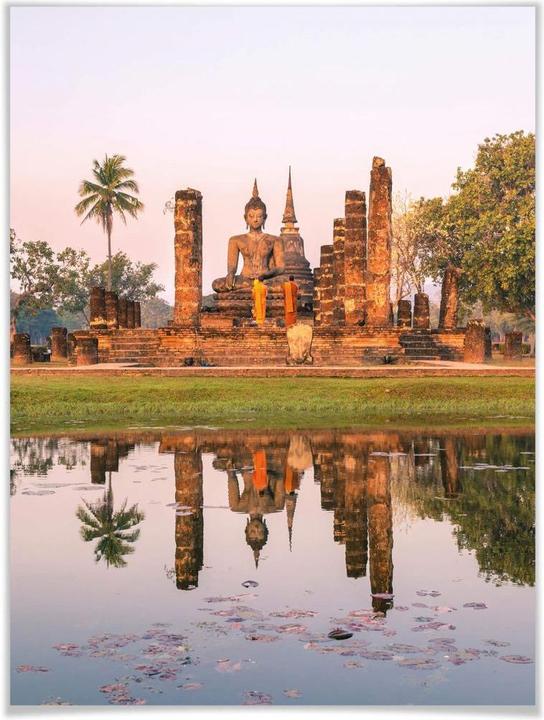 Produktbild Trenddeko Buddhistischer Tempel Sukhothai (40 x 50 cm)