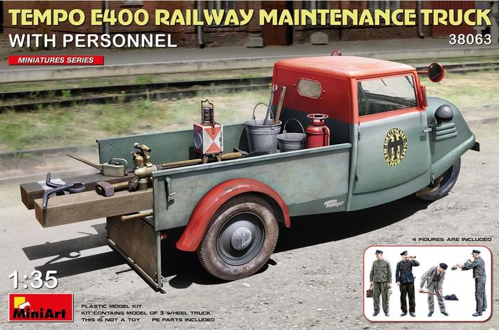 Actual product image 1:35 Tempo E400 Railway Service Car (4)