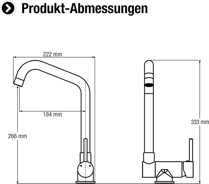 Produktbild Cornat ARA58 Küchenarmatur