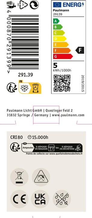 Energie-Label Paulmann Reflektor (GU4, 4.20 W, 345 lm, 1 x, F)