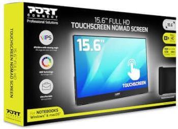 Actual product image Port Designs Touch Screen (1920 x 1080 pixels, 15.60")