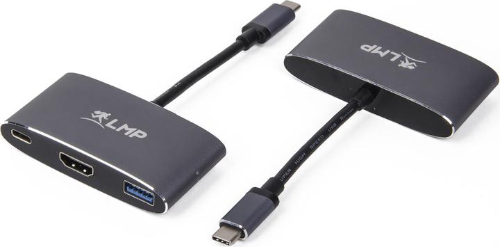 LMP USB-C zu (USB Typ-C, USB 3.0, HDMI, 7.30 cm)