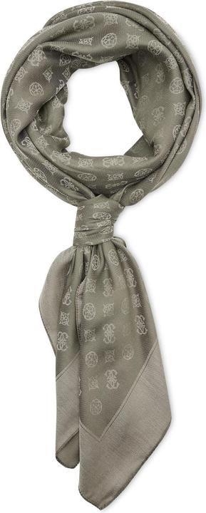 Actual product image Guess Helaina Kefiah, Textile Scarf, 4G Logo, AW8850 POL03, 135 x 135 cm