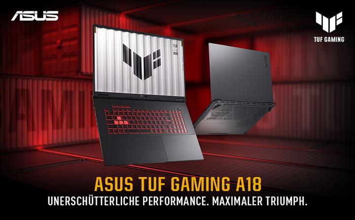 Produktbild ASUS TUF Gaming A18 (18", AMD Ryzen 7 260, 16 GB, 1000 GB, DE)