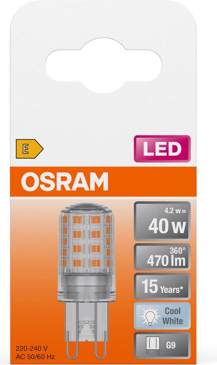 Immagine prodotto Osram Pin (G9, 4.20 W, 470 lm, 1 x, E)