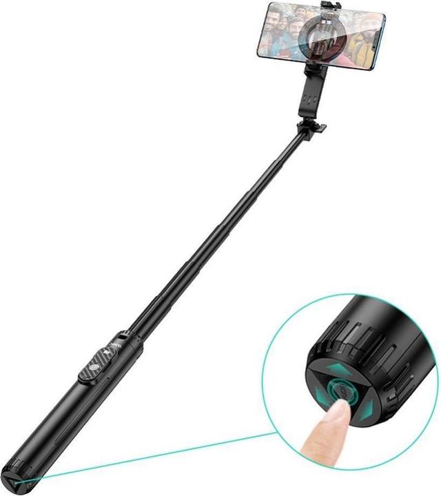 Image du produit Hoco Other magnetic selfie stick with wireless remote control tripod K25 black