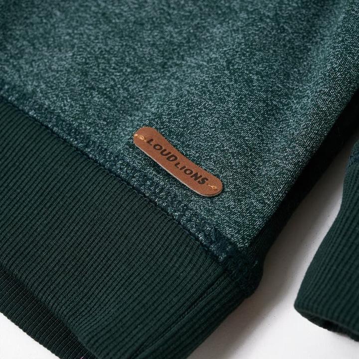 Immagine prodotto VidaXL Maglia con cappuccio per bambini verde scuro 128,Materiale: 92 (128)