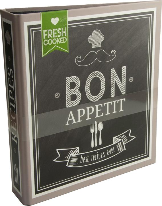 Image du produit Goldbuch Classeur à anneaux pour recettes "Bon Appétit (21 x 22 cm, À rayures, Couverture rigide)