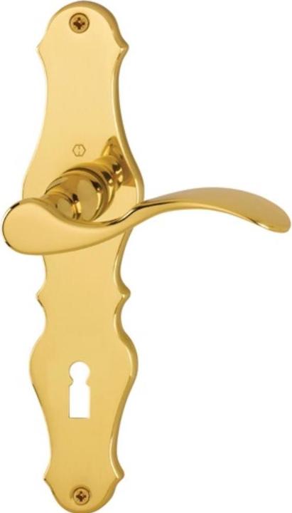 Actual product image Hoppe Long plate set Weimar M112SLN/2007 Brass F71 BB 72 mm DIN left / right (Door plate set)