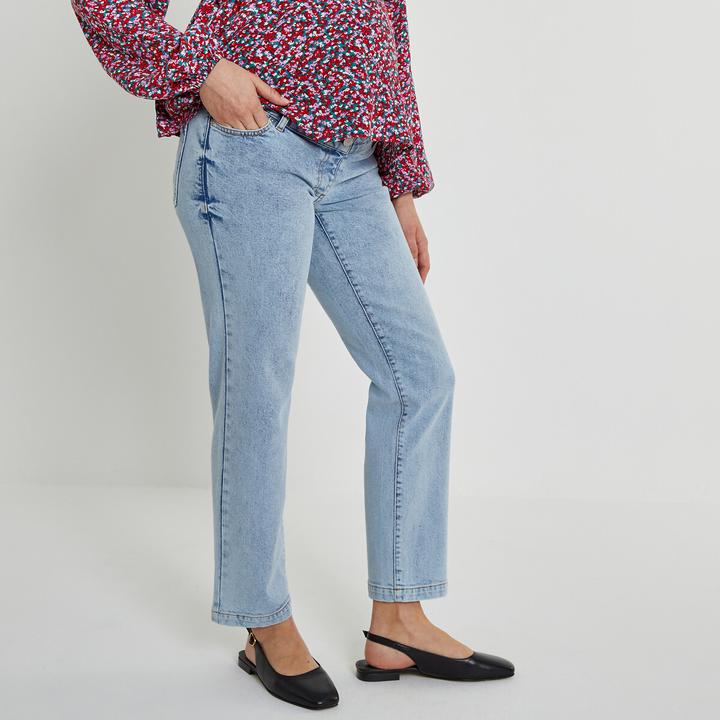 La Redoute Collections Gerade Umstandsjeans mit hohem Dehneinsatz am Bund (32)