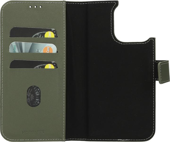 Actual product image Mobiparts Leather 2 in 1 Wallet Case Apple iPhone 15 Pro Max Green (Apple iPhone 15 Pro Max)