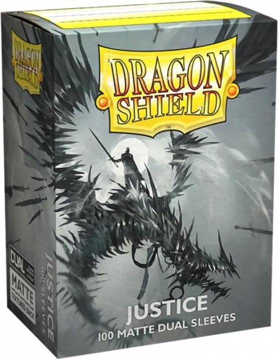 Arcane Tinman Dragon Shield Dual Matte Sleeves (x100) - Justice