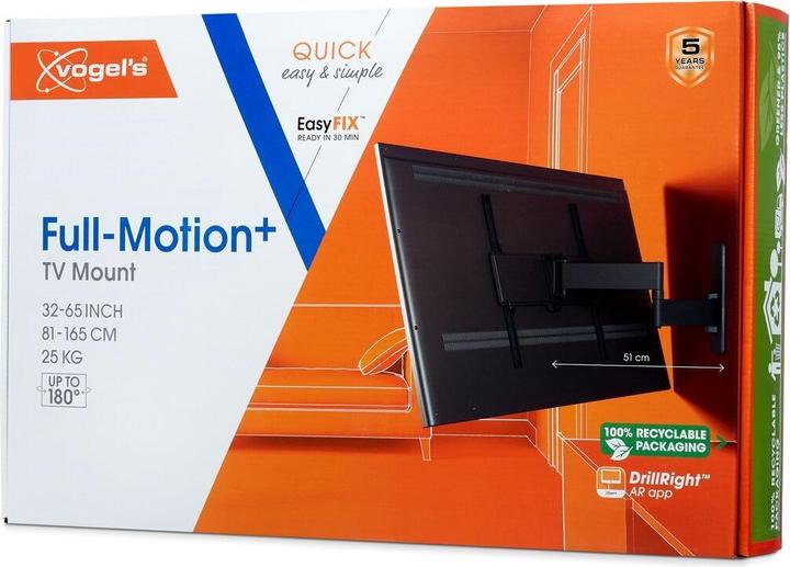 Produktbild Vogels Tvm 1443 Full Motion Medium (Wand, 65", 25 kg)