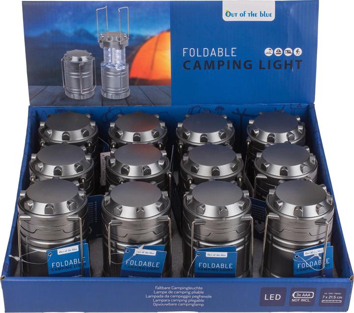 Productafbeelding Magni Opvouwbare campinglamp D7x21cm kunststof