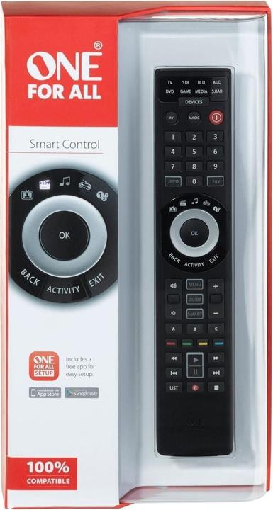 Produktbild One for All URC 7980 Smart Control Plus (Universal Fernbedienung, Infrarot)