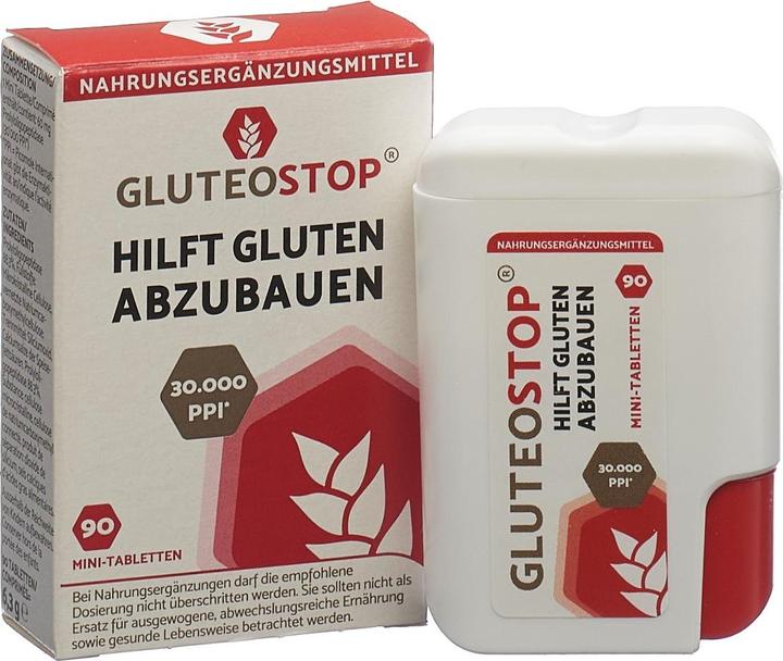 Image du produit Gluteostop Chrisana GluteoStop aide à réduire le gluten 90 mini-comprimés. (90 pièce(s), Cachets, 25 g)