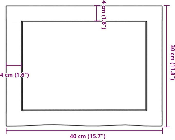 Produktbild VidaXL Emerald (40 x 6 x 30 cm)