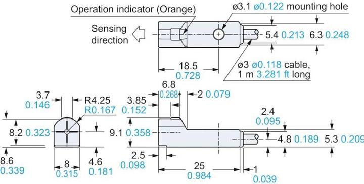 Produktbild Panasonic Induktiver Näherungsschalter PNP GX-H8A-P (Elektronikkit)