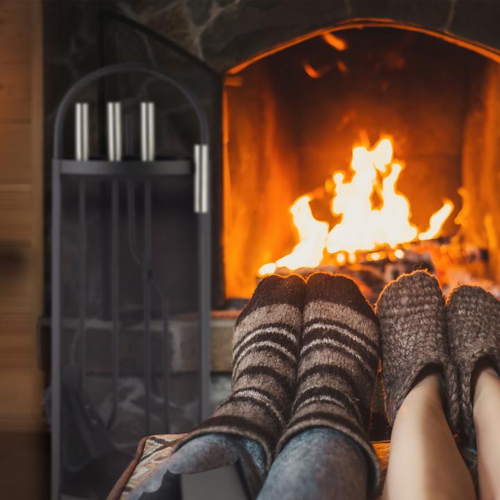 Actual product image Relaxdays Fireplace cutlery (23 x 15 x 66 cm)