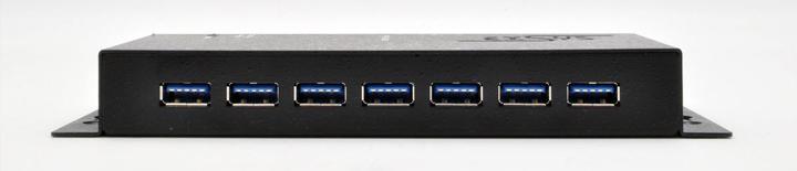 Immagine prodotto Exsys HUB USB 3.2 a 7 porte esterno con alimentatore incluso. alimentatore 12V/3A e cavo USB inclusi (USB-B, 7 Porti)
