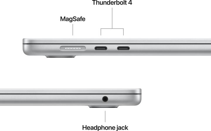 Actual product image Apple MacBook Air – 2025 (15.30", M4, 16 GB, 1000 GB, DE)
