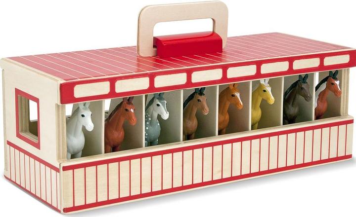 Image du produit Melissa & Doug Écurie pour petits chevaux
