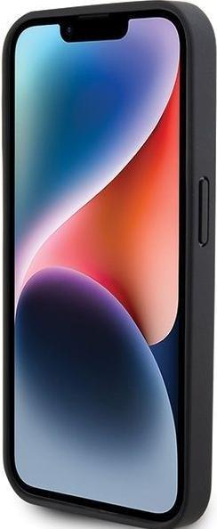 Immagine prodotto Mercedes MEHMP15X23RCMK Custodia rigida per iPhone 15 Pro Max 6,7" in pelle liscia MagSafe, colore nero. (Apple iPhone 15 Pro Max)