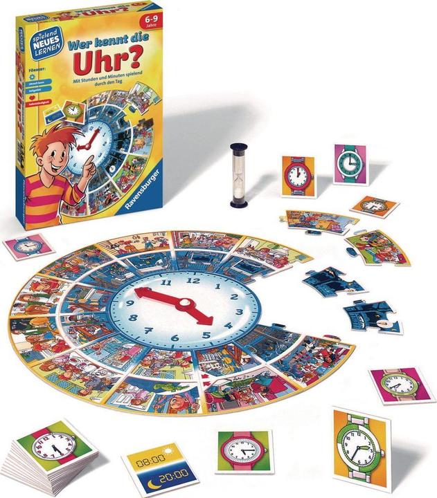 Produktbild Ravensburger Lernspiel Wer kennt die Uhr? (Deutsch)