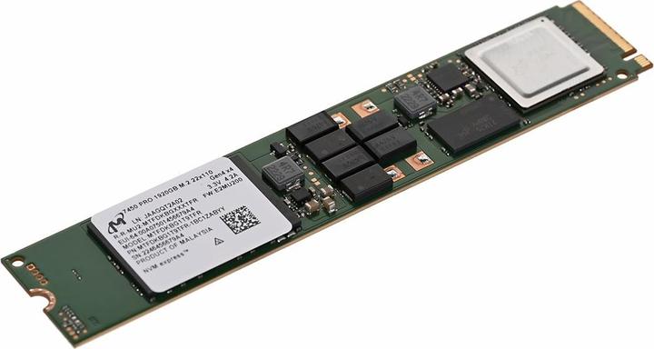 Actual product image Micron 7450 PRO M.2 PCI Express 4.0 3D TLC NAND NVMe (1920 GB, M.2 22110)