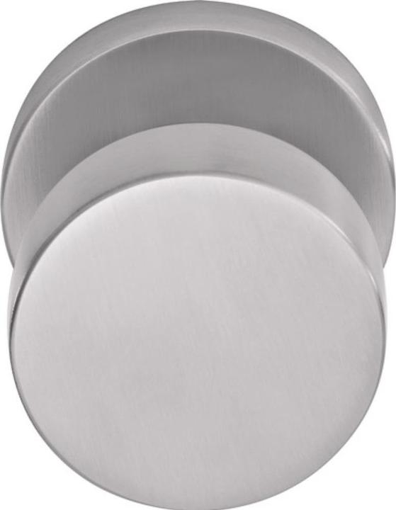 Actual product image Ogro Fire protection flat knob 3020/6500 AL FS Aluminium F1 Round rose Solid leaf (Door handle)