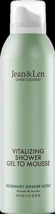 Produktbild Jean & Len Shower Gel to Mousse Rosemary/Ginger, 200ml (200 ml)