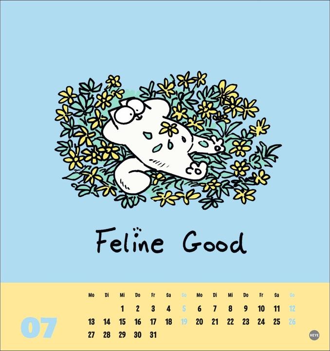 Produktbild Simons Katze Postkartenkalender 2026 (16 x 17 cm, Harter Einband, Deutsch)