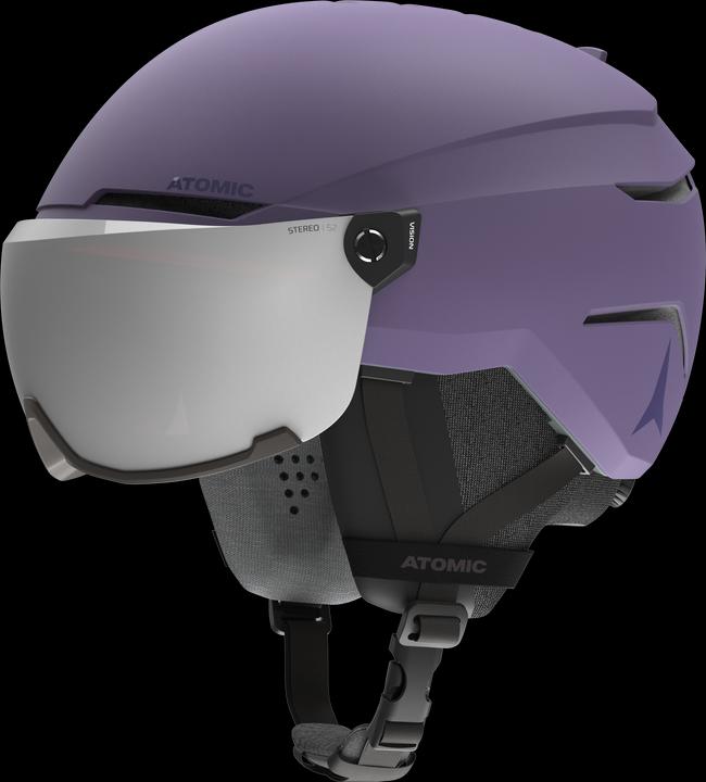 Actual product image Atomic Savor Stereo Visor ski helmet (size: 51-55 cm, light purple) (51 - 55 cm)