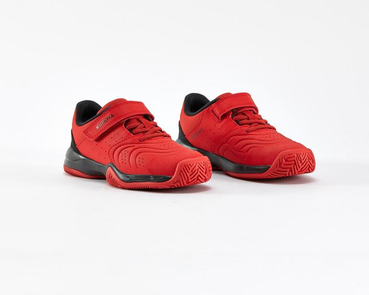 Actual product image Kuikma Kids tennis shoes - TS Strong Kd with velcro fastening red (30)