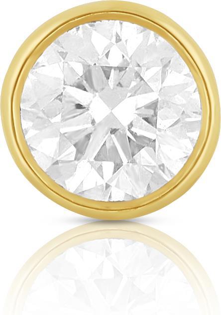 Muau Anhänger Zargenfassung (750/18K Gelbgold)