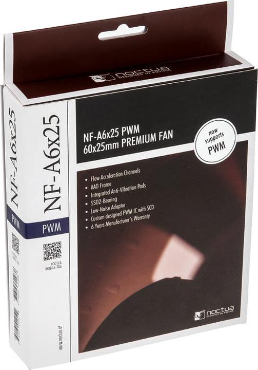 Actual product image Noctua Nf-A6x25 Pwm (60 mm, 1 x)