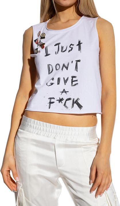 Immagine prodotto Balmain Printed Cotton Cropped T-Shirt (L)