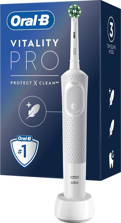 Actual product image Oral-B Vitality Pro D 103 White Hangable Box (Oscillating toothbrush)