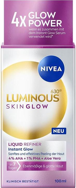 Actual product image NIVEA Luminous630® Skin Glow Liquid Refiner (Exfoliation, 100 ml)