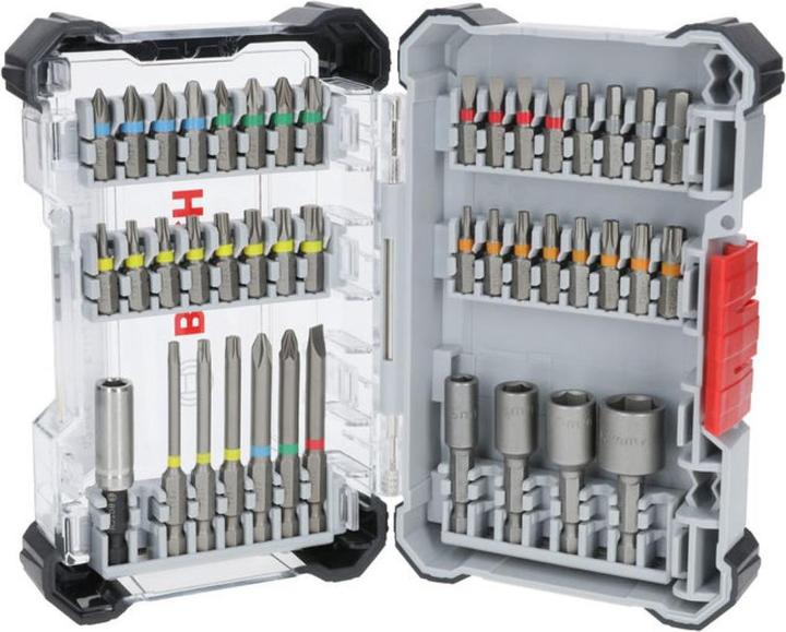 Image du produit Bosch Professional Jeu d'embouts Extra Hard 43 pcs. (PH1 / PH2 / PH3 / PZ1 / PZ2 / PZ3 / HEX3 / HEX4 / HEX5 / HEX6 / T10 / T15 / T20 / T25 / T27 / T30 / T40 / SL3 / SL4 / SL5 / SL6 / TH10 / TH15 / TH20 / TH25 / TH27 / TH30 / TH40)