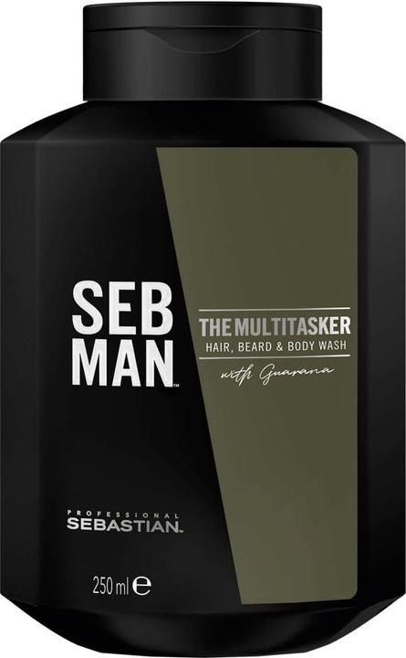 Produktbild Sebastian The Multitasker - Hair, Beard & Body Wash (250 ml, Flüssiges Shampoo)