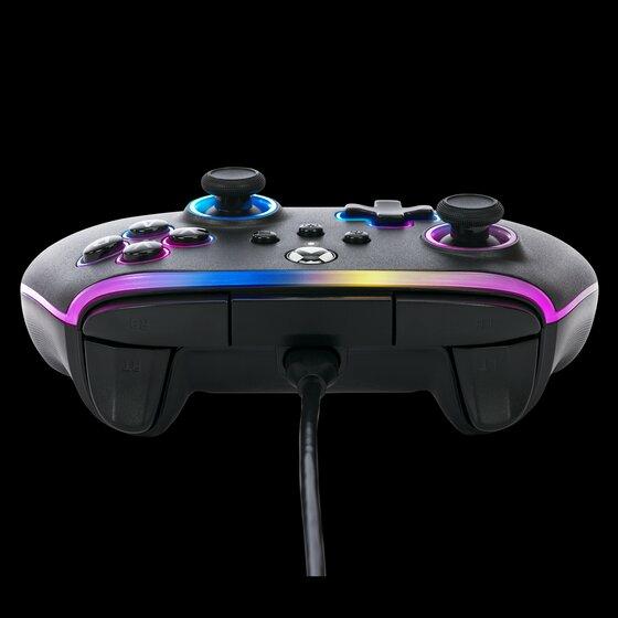 Produktbild PowerA XB Controller Advantage wired Lumectra black (Xbox Series X, Xbox Series S, PC)