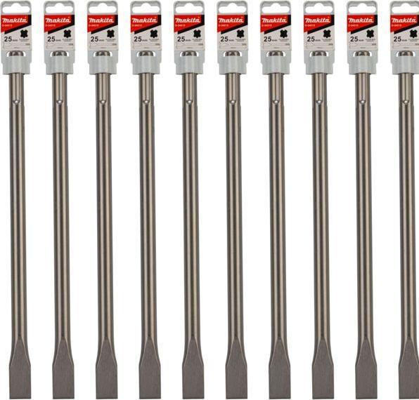 Produktbild Makita 10 Stück Flachmeissel SDS-Max 25x400mm