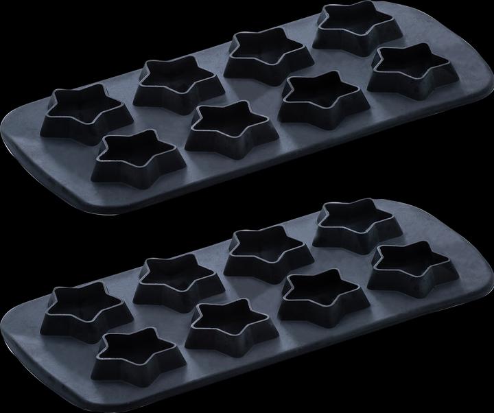 Image du produit Tempa Bac à glaçons Quinn Mini Star silicone 21.3x10.5x2.6 cm 2 pcs.