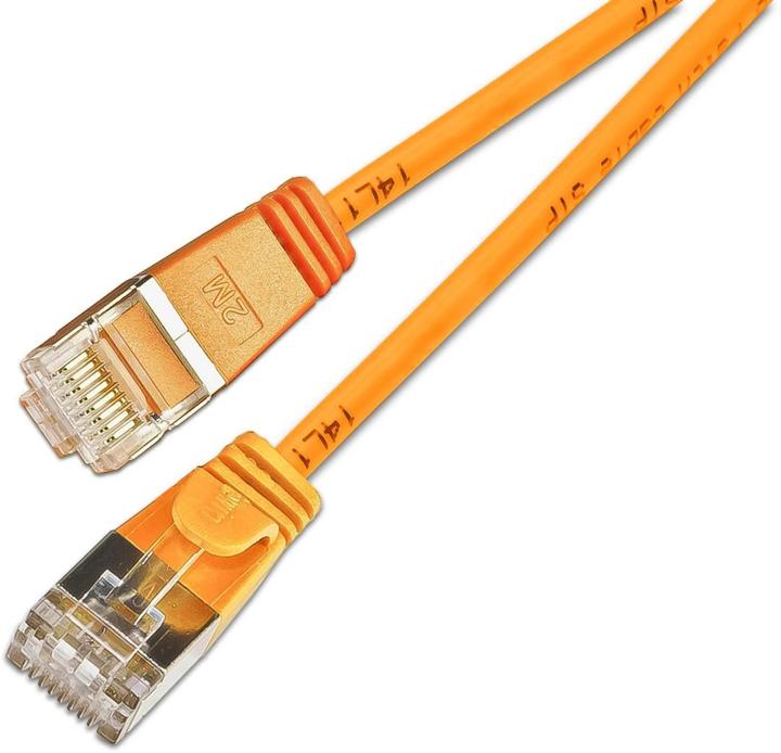 Immagine prodotto Wirewin Cavo patch sottile: F/FTP, 7,5m, arancione (U/FTP, CAT6, 7.50 m)